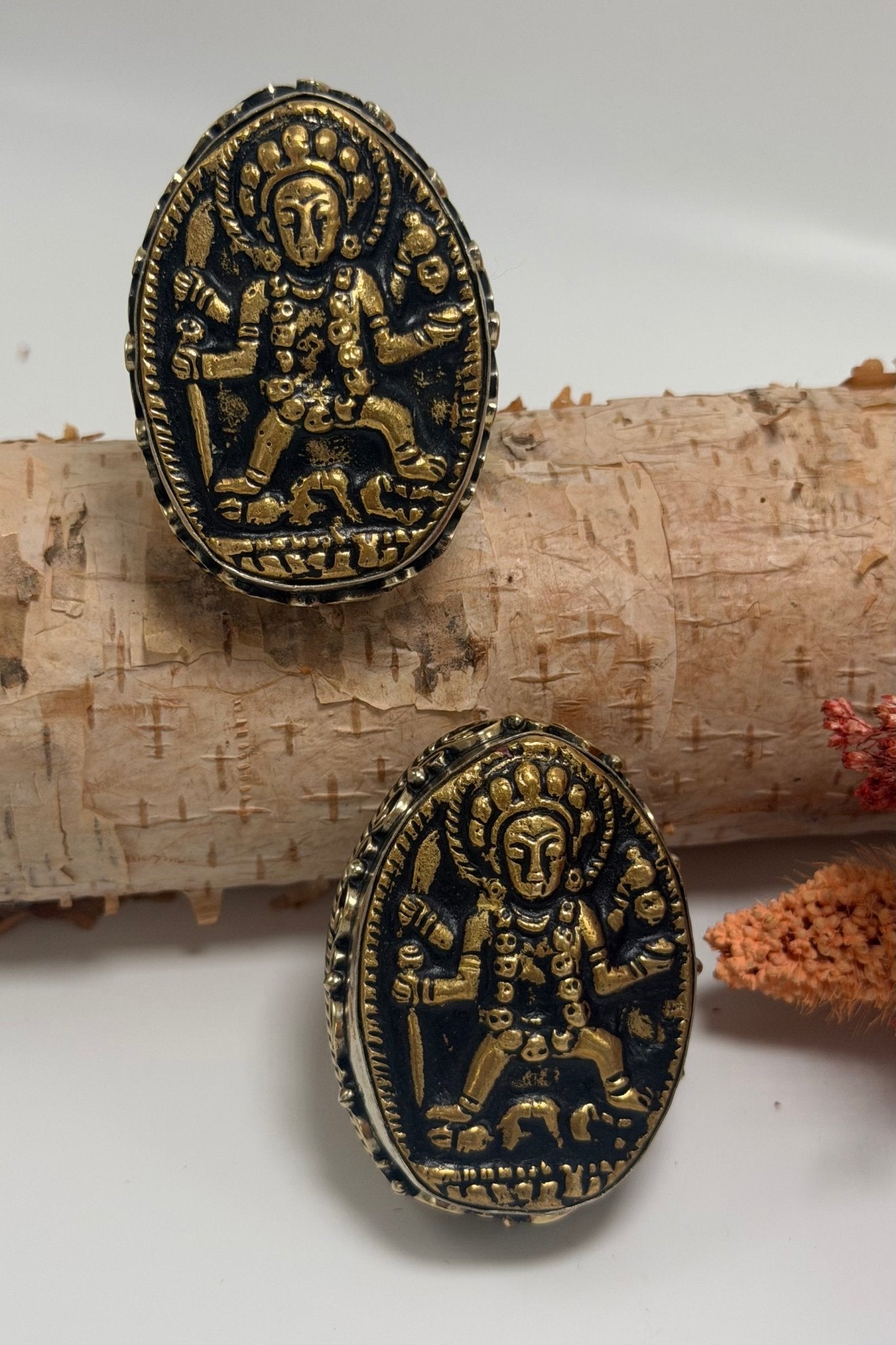 Carved Deity Ring - ivyandlavyboutique ivyandlavyboutique