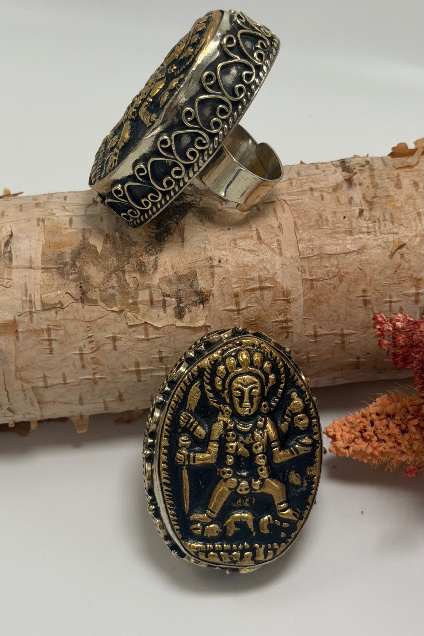 Carved Deity Ring - ivyandlavyboutique ivyandlavyboutique
