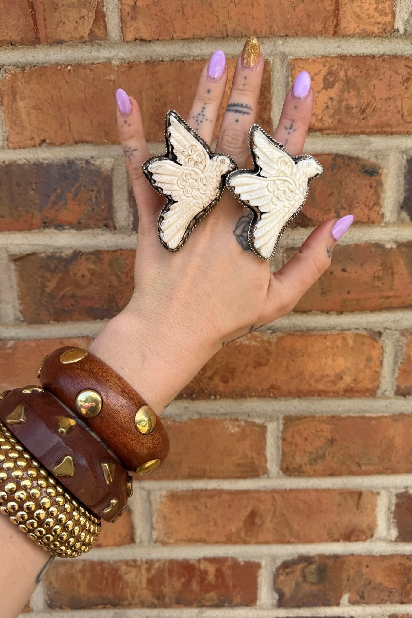 Carved Dove Ring - ivyandlavyboutique ivyandlavyboutique