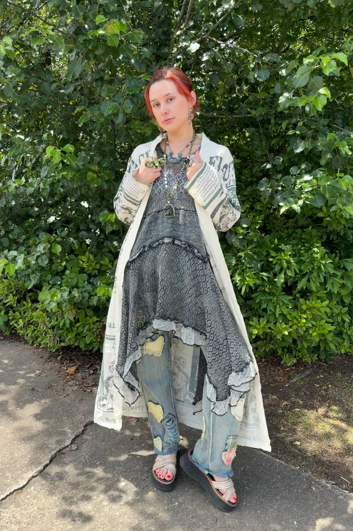 Cattle Maxi Duster - ivyandlavyboutique Kathmandu Imports