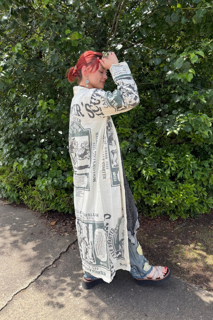 Cattle Maxi Duster - ivyandlavyboutique Kathmandu Imports