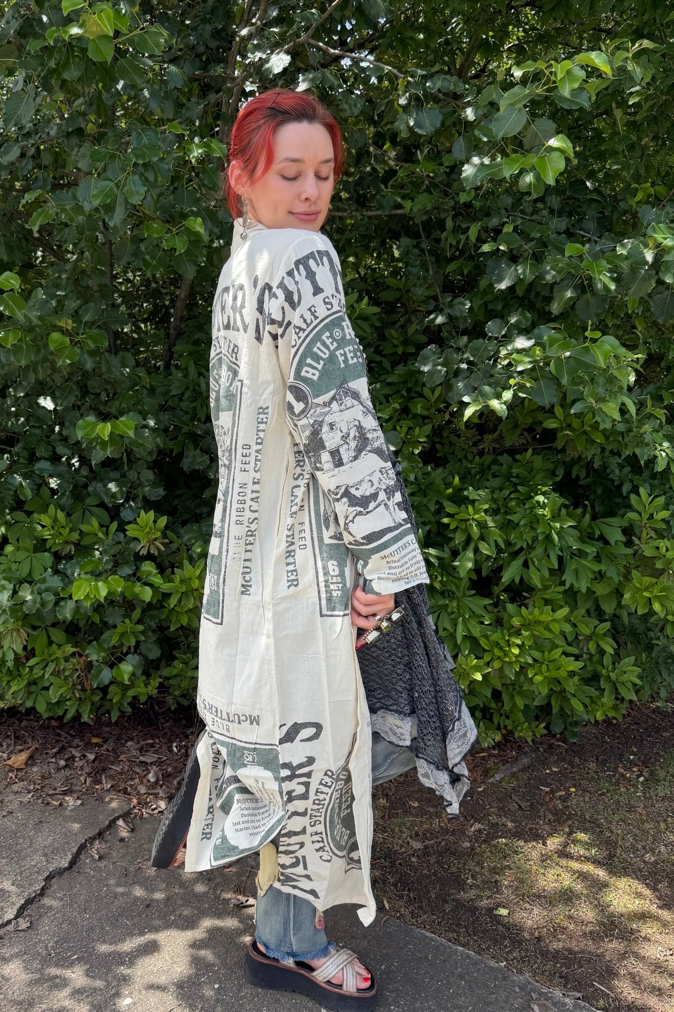 Cattle Maxi Duster - ivyandlavyboutique Kathmandu Imports
