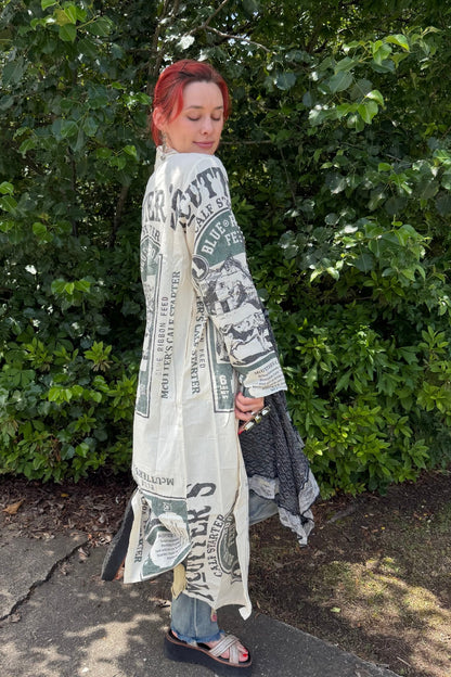 Cattle Maxi Duster - ivyandlavyboutique Kathmandu Imports