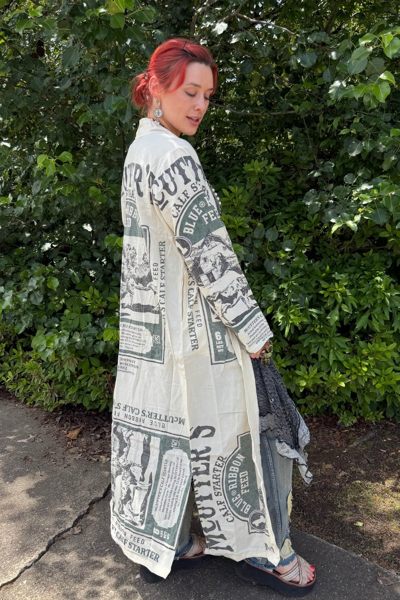 Cattle Maxi Duster - ivyandlavyboutique Kathmandu Imports