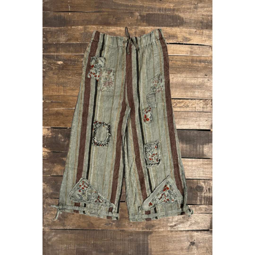Caught Up Pants - Moss - ivyandlavyboutique Jaded Gypsy