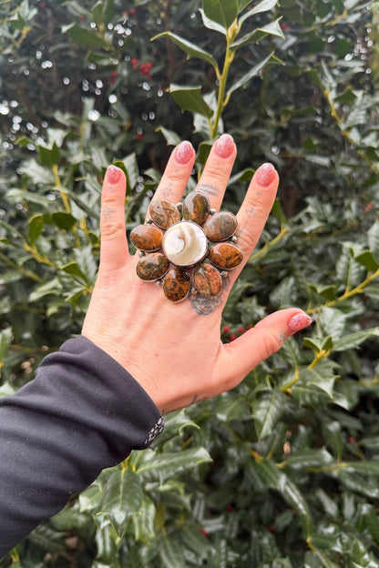 Center of Your World Circle Statement Ring - ivyandlavyboutique ivyandlavyboutique