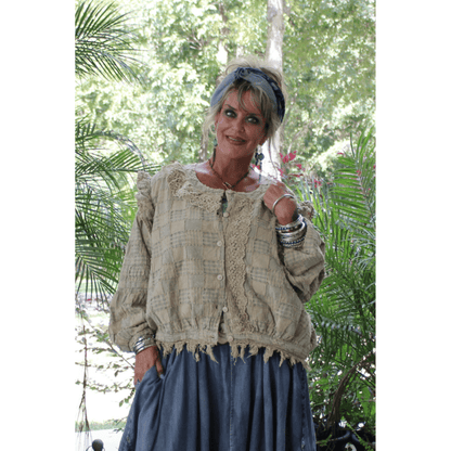 Checking On You Top - ivyandlavyboutique Jaded Gypsy