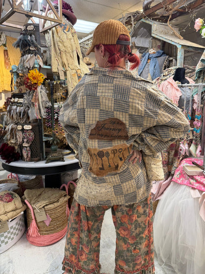 Checks And Keys Top - ivyandlavyboutique A Rare Bird Shop
