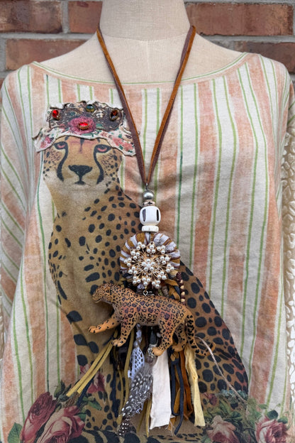 Cheetah Epic Toy Necklace - ivyandlavyboutique A Rare Bird Shop
