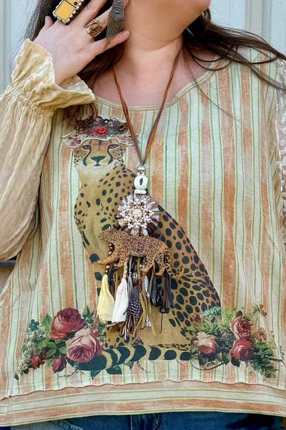 Cheetah Epic Toy Necklace - ivyandlavyboutique A Rare Bird Shop