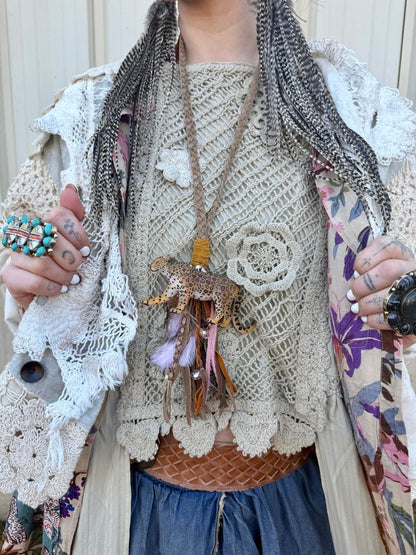 Cheetah Epic Toy Necklace - ivyandlavyboutique A Rare Bird Shop