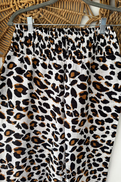 Cheetah In White - ivyandlavyboutique I LOVE LINEN