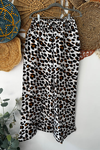 Cheetah In White - ivyandlavyboutique I LOVE LINEN