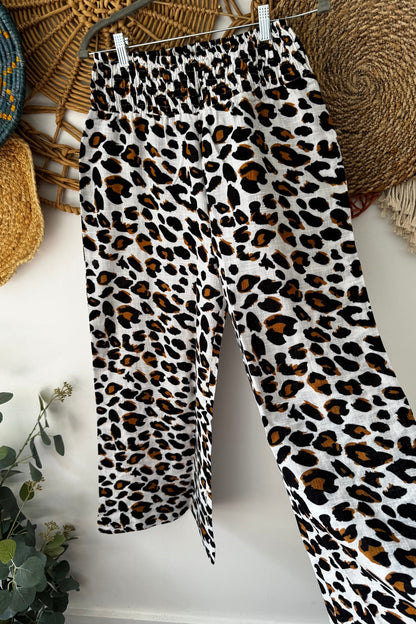 Cheetah In White - ivyandlavyboutique I LOVE LINEN