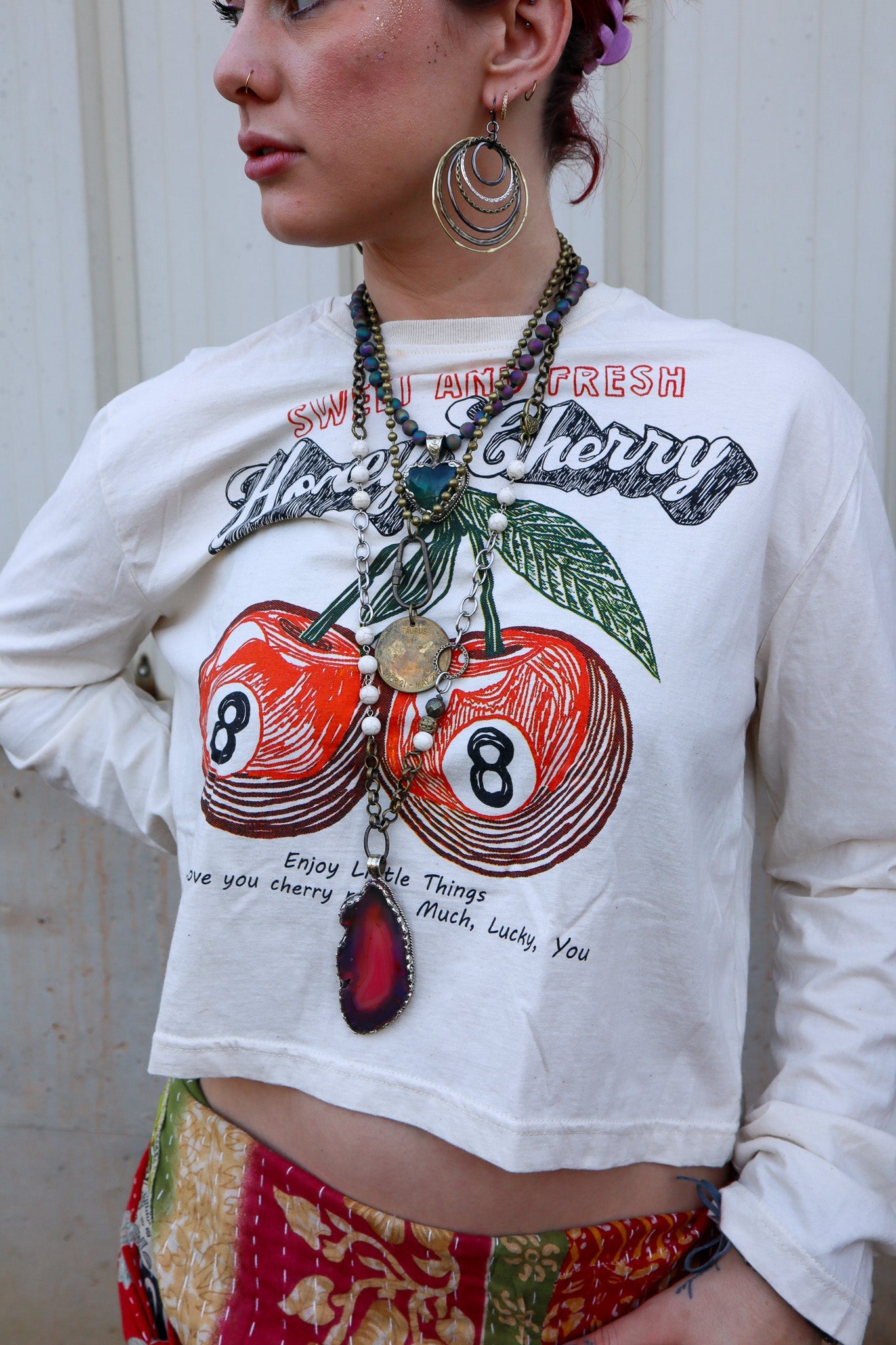 Cherry Bomb Long Sleeve Top - ivyandlavyboutique Kathmandu Imports