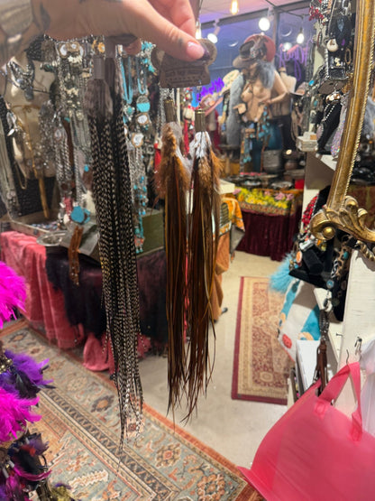 Chicken Feather Earring - ivyandlavyboutique ivyandlavyboutique