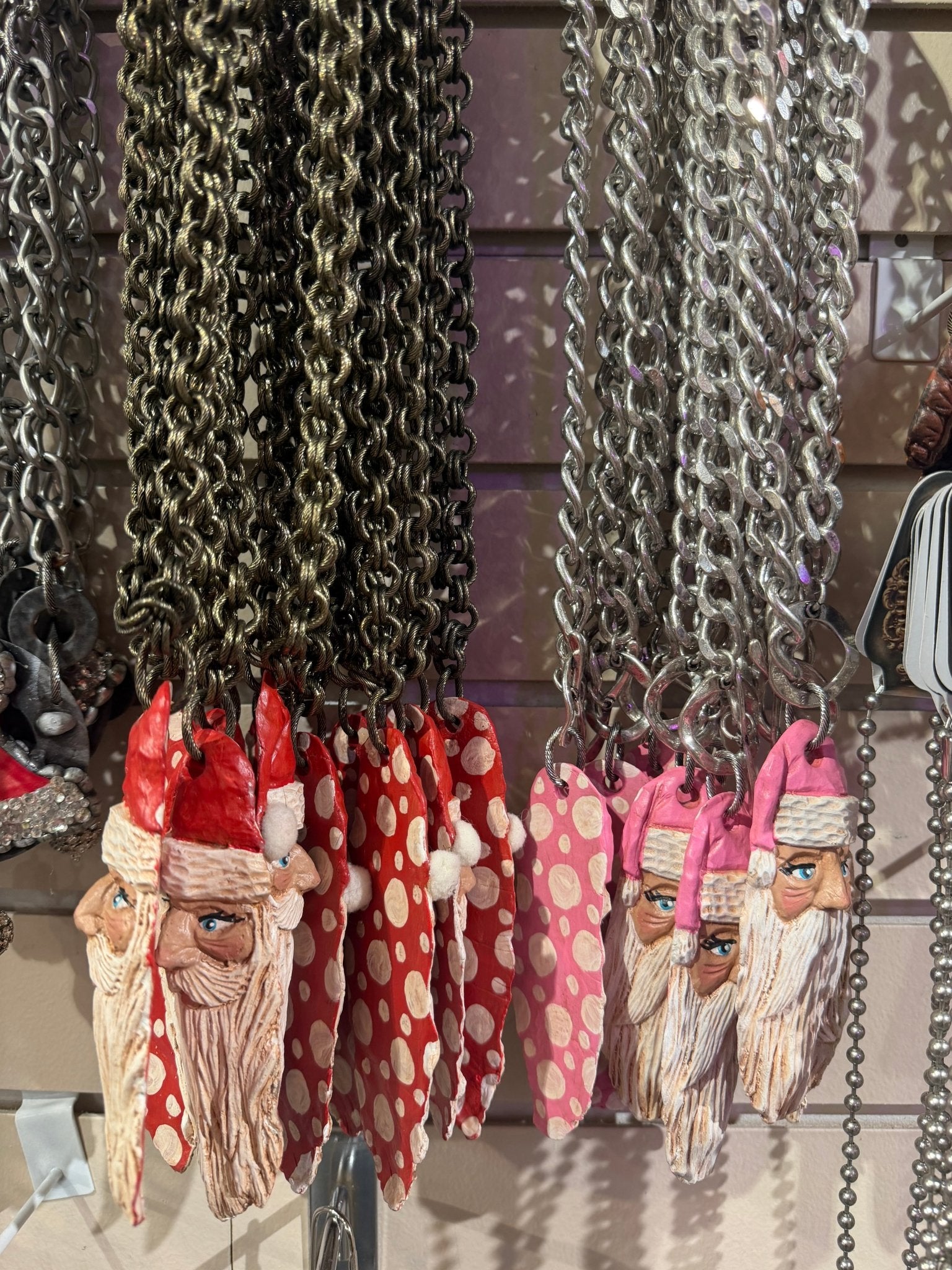 Christmas Necklaces - ivyandlavyboutique Art by Amy