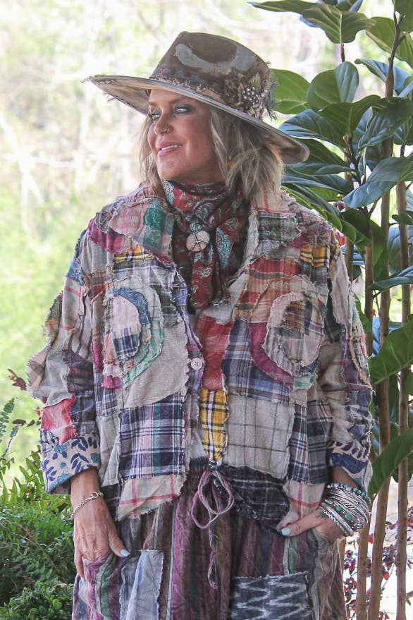 Circle Around Jacket - Sky  - ivyandlavyboutique Jaded Gypsy