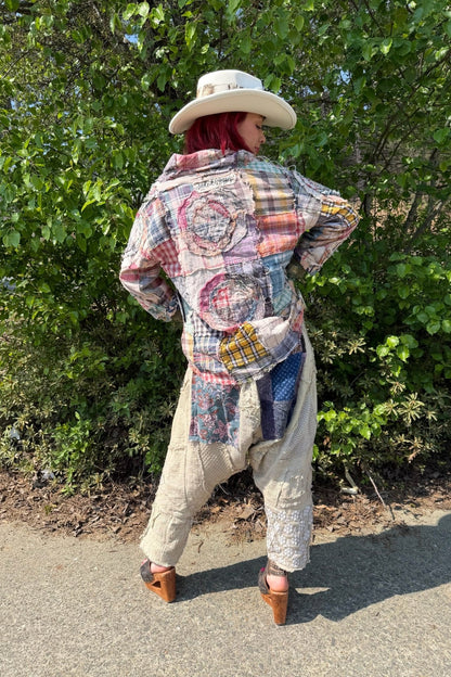 Circle Around Jacket - Sky  - ivyandlavyboutique Jaded Gypsy