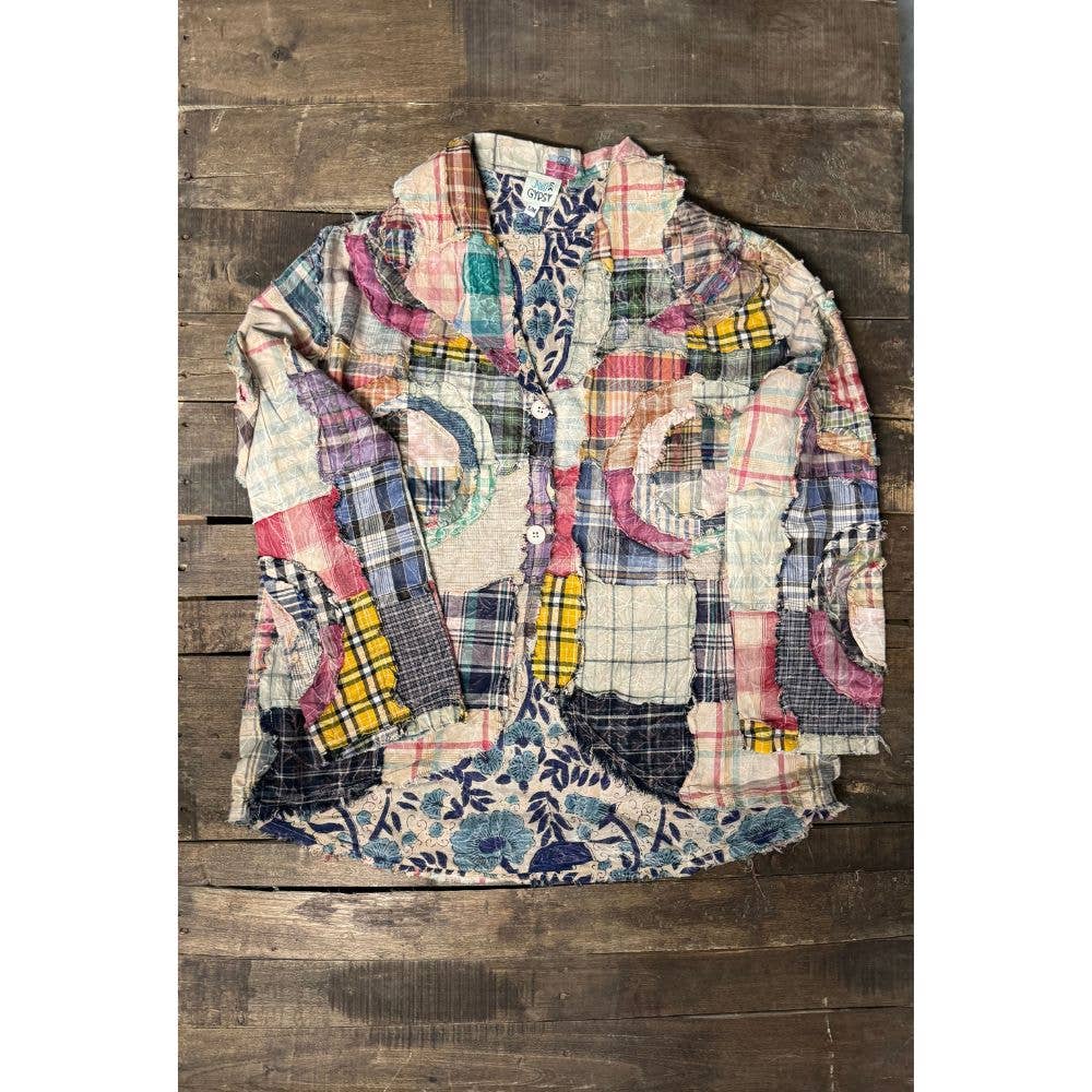 Circle Around Jacket - Sky  - ivyandlavyboutique Jaded Gypsy