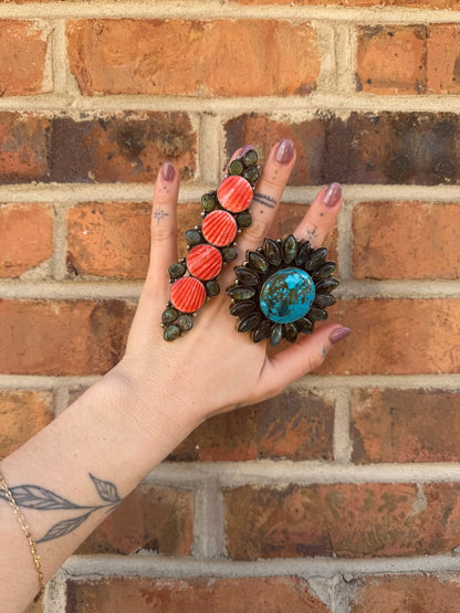 Circle Biggie Long Statement Ring - ivyandlavyboutique ivyandlavyboutique