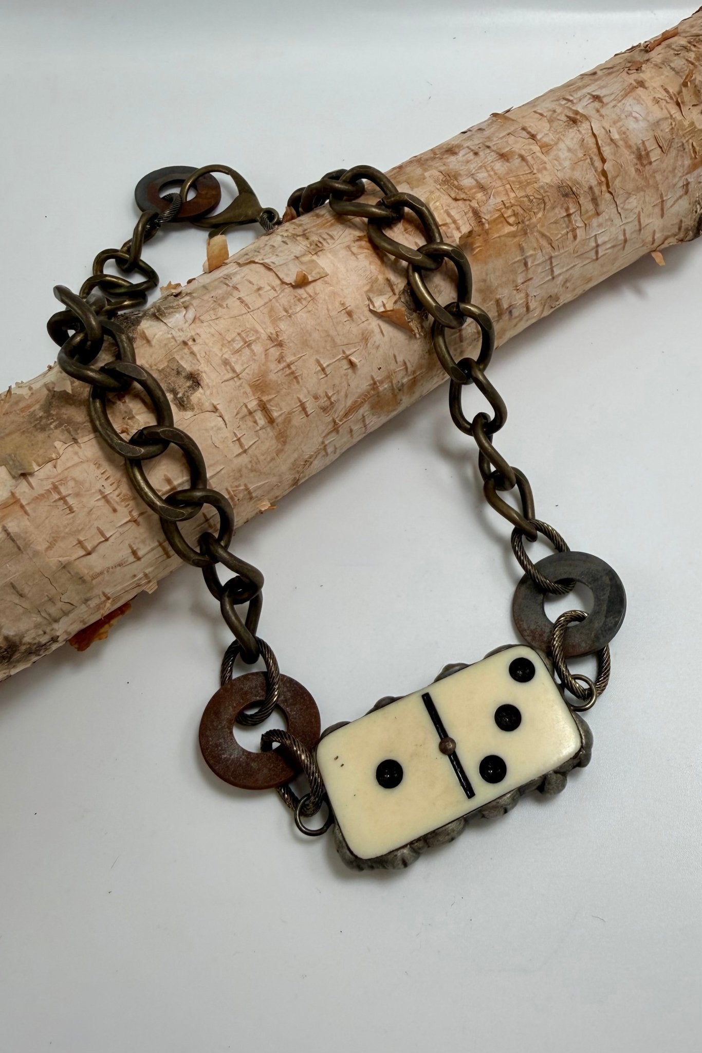 Classic Coca - Cola Domino Necklace - ivyandlavyboutique Art by Amy