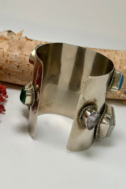 Clocking In 8 Piece Watch Cuff - ivyandlavyboutique ivyandlavyboutique