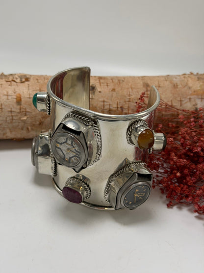 Clocking In 8 Piece Watch Cuff - ivyandlavyboutique ivyandlavyboutique
