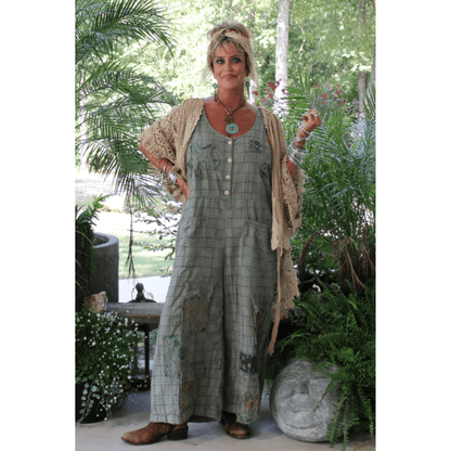 Cobblestone Walks Overalls - ivyandlavyboutique Jaded Gypsy