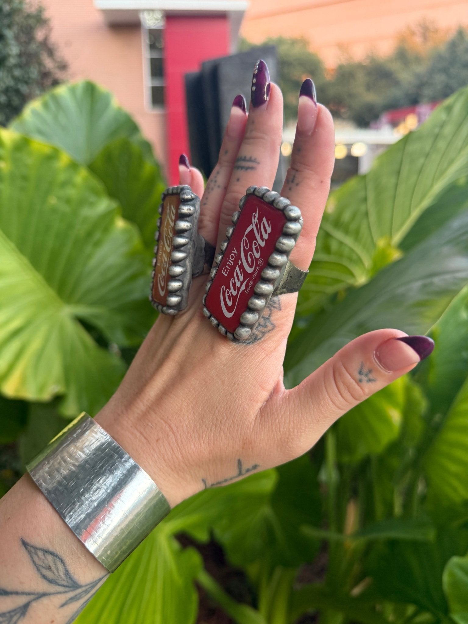 Coca Cola Ring Domino - ivyandlavyboutique ivyandlavyboutique