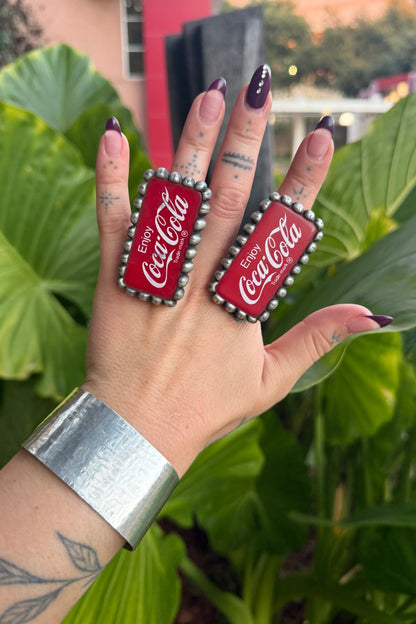 Coca Cola Ring Domino - ivyandlavyboutique ivyandlavyboutique