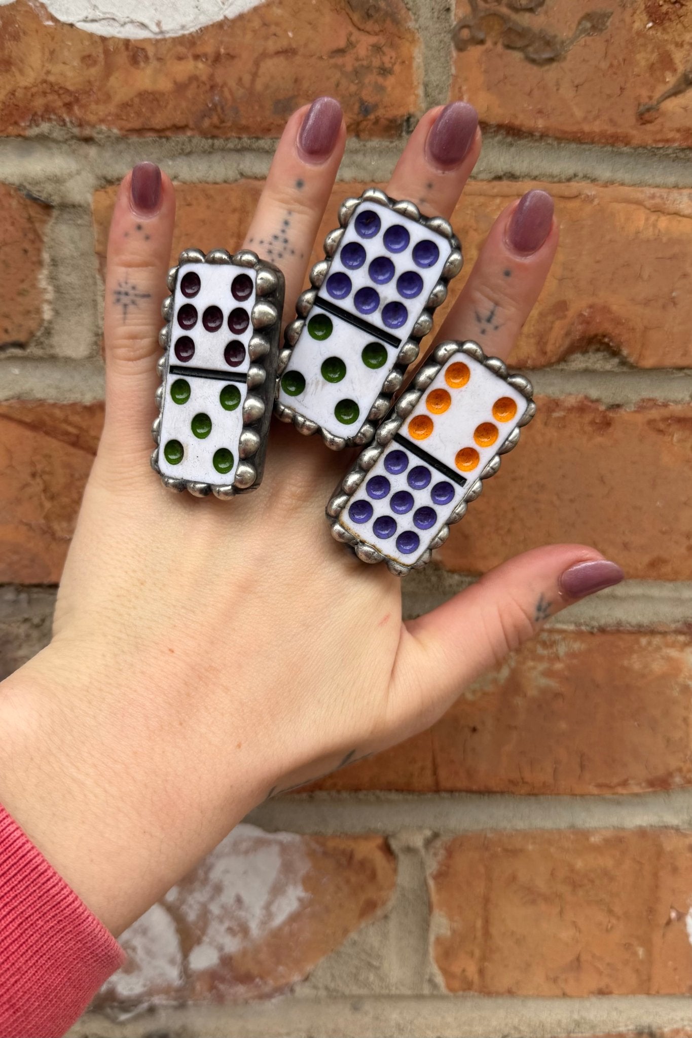 Colorful Domino Ring - ivyandlavyboutique ivyandlavyboutique