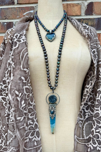 Colorful Heart Shortie Necklace - ivyandlavyboutique ivyandlavyboutique