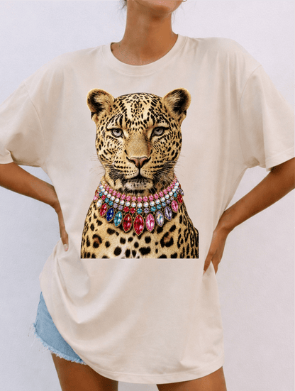 Colorful Leopard Cream Graphic - ivyandlavyboutique Keep it Gypsy