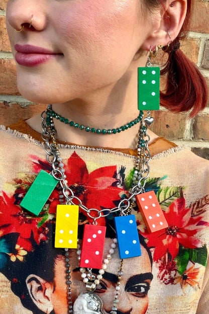 Colors of the Dominos Earrings - ivyandlavyboutique ivyandlavyboutique
