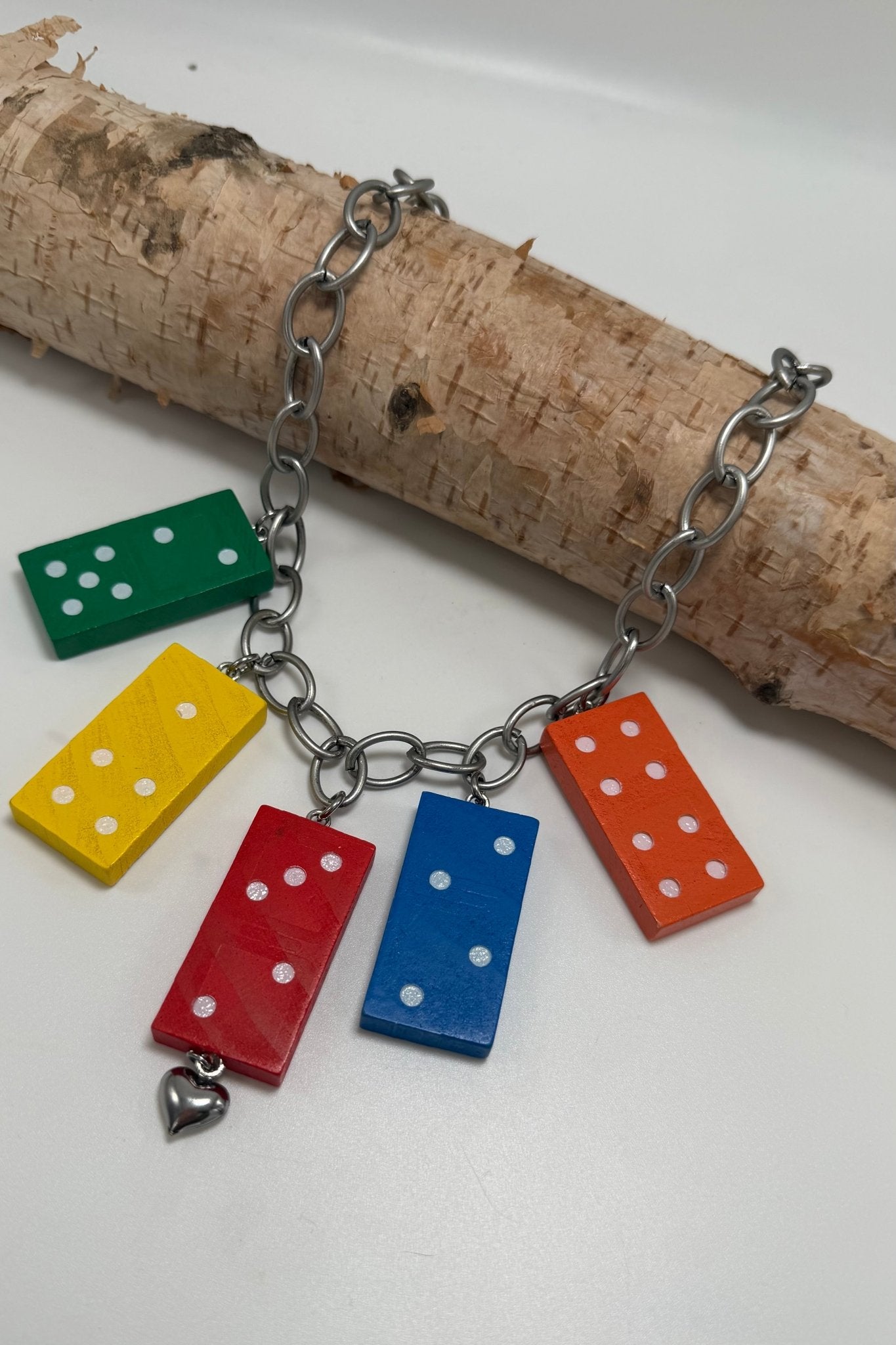 Colors of the Dominos Necklace - ivyandlavyboutique ivyandlavyboutique