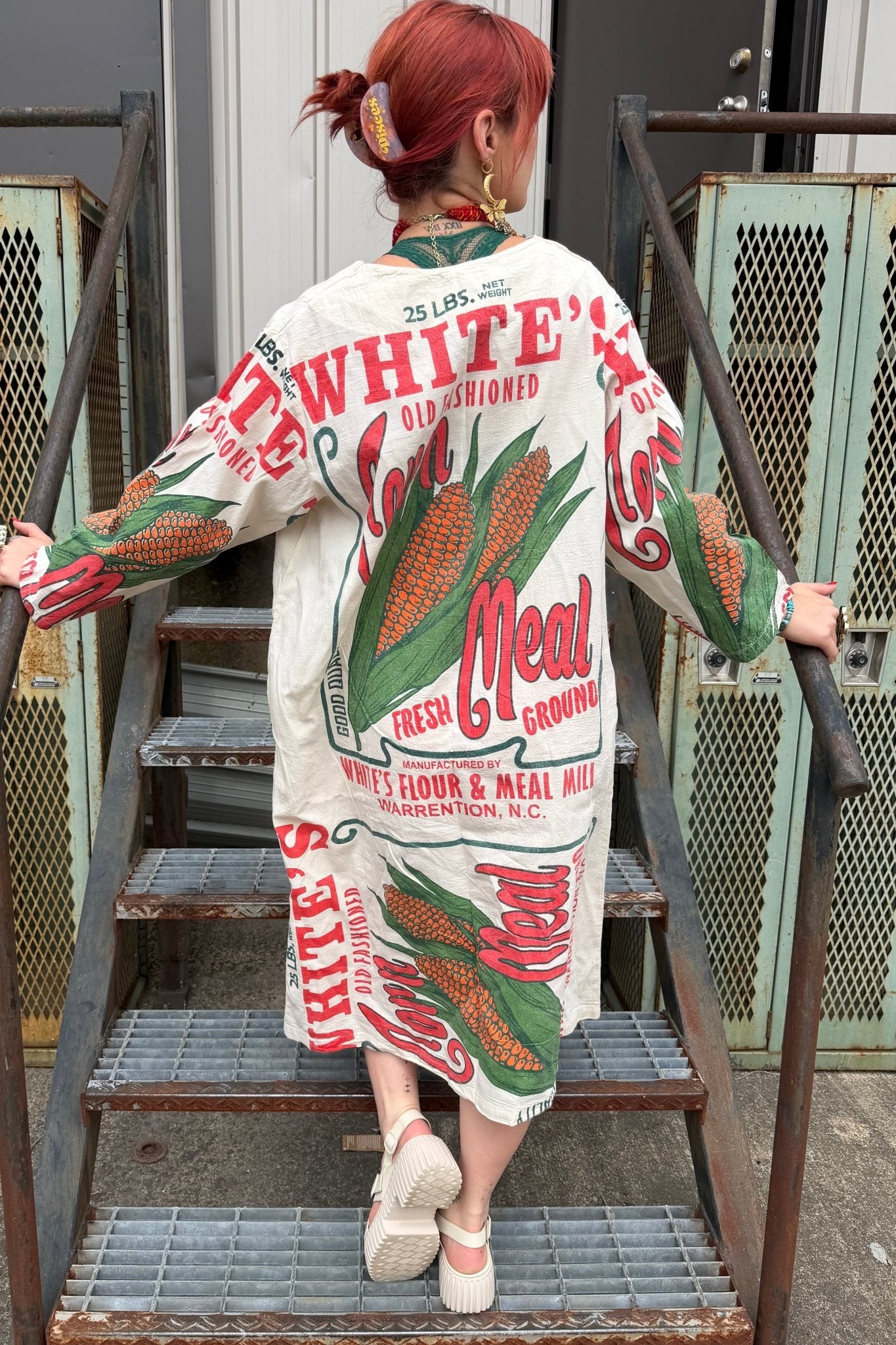 Corn Long Sleeve Dress - ivyandlavyboutique Kathmandu Imports