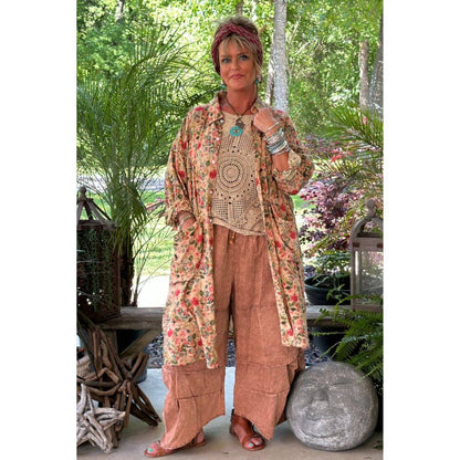 Cottage Meadows Duster Jacket Rose: - ivyandlavyboutique Jaded Gypsy