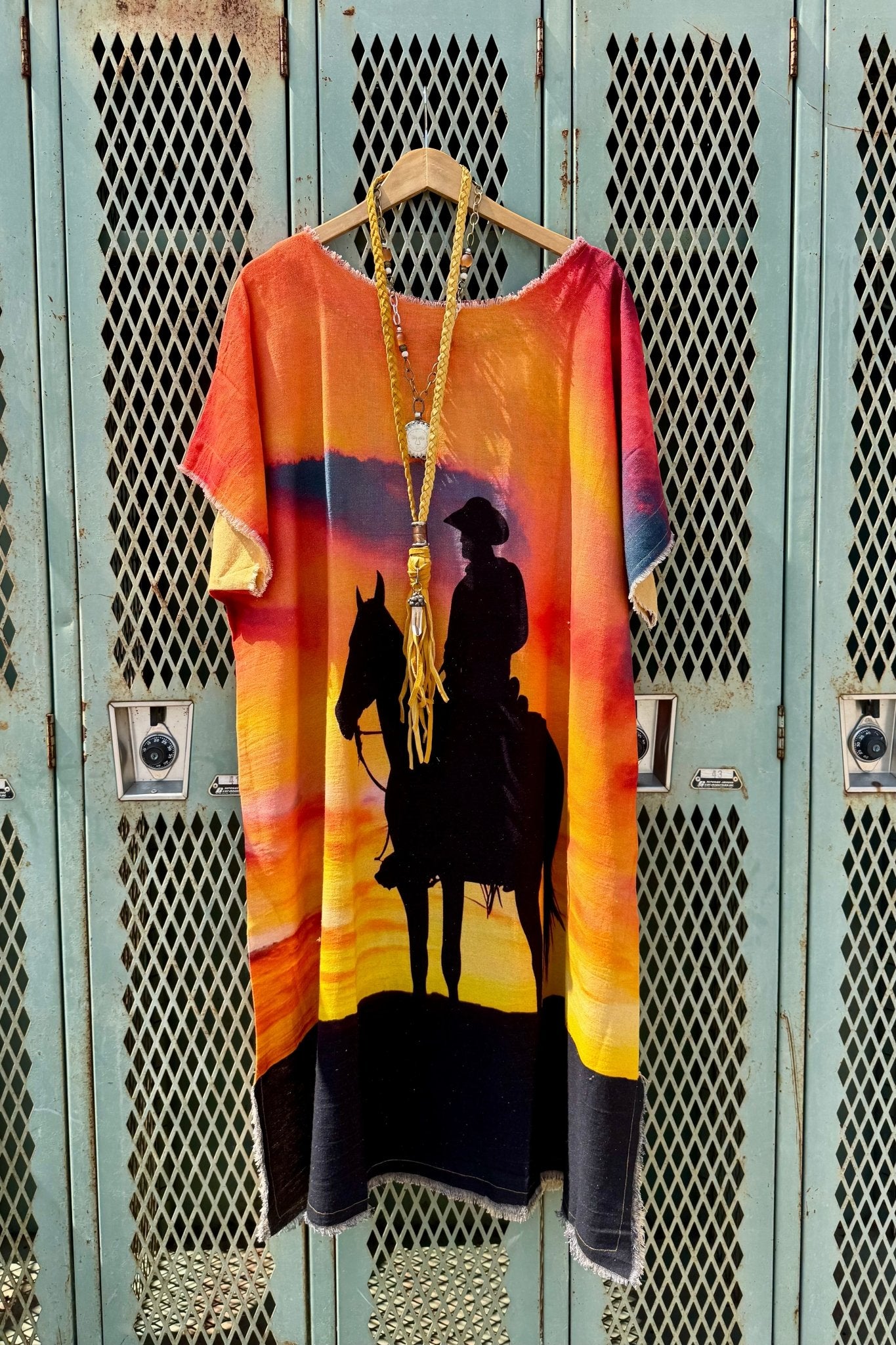 Cowboy Sunset Full Tunic - ivyandlavyboutique LeParisPetit by I Love Linen