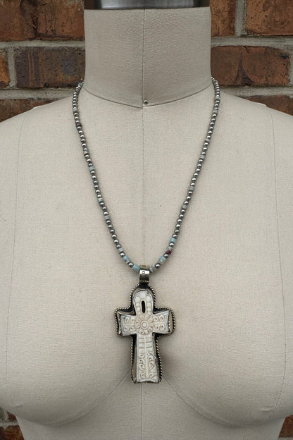 Cross My Heart Necklace 2 - ivyandlavyboutique ivyandlavyboutique