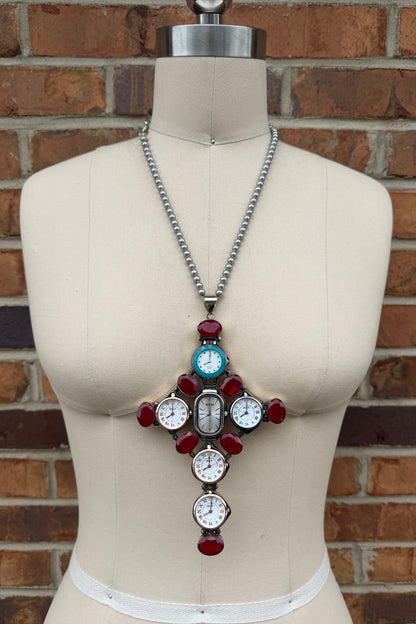 Cross my Heart Necklace - ivyandlavyboutique ivyandlavyboutique