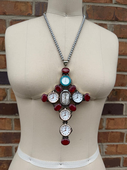 Cross my Heart Necklace - ivyandlavyboutique ivyandlavyboutique