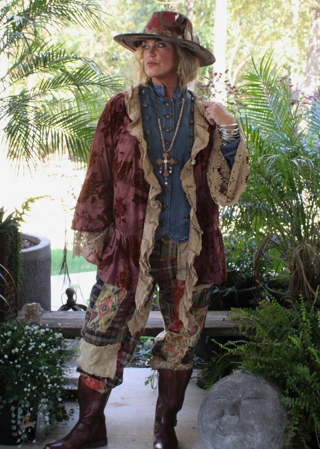 Crushed Petals Jacket - ivyandlavyboutique Jaded Gypsy