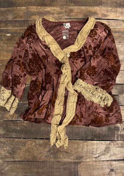 Crushed Petals Jacket - ivyandlavyboutique Jaded Gypsy