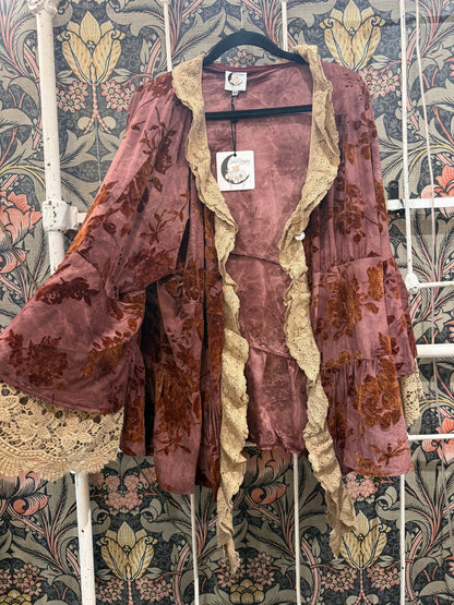 Crushed Petals Jacket - ivyandlavyboutique Jaded Gypsy