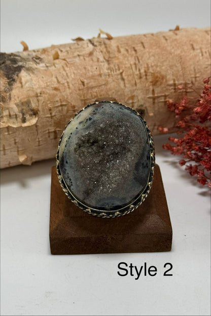 Crystal Center Rings - ivyandlavyboutique ivyandlavyboutique