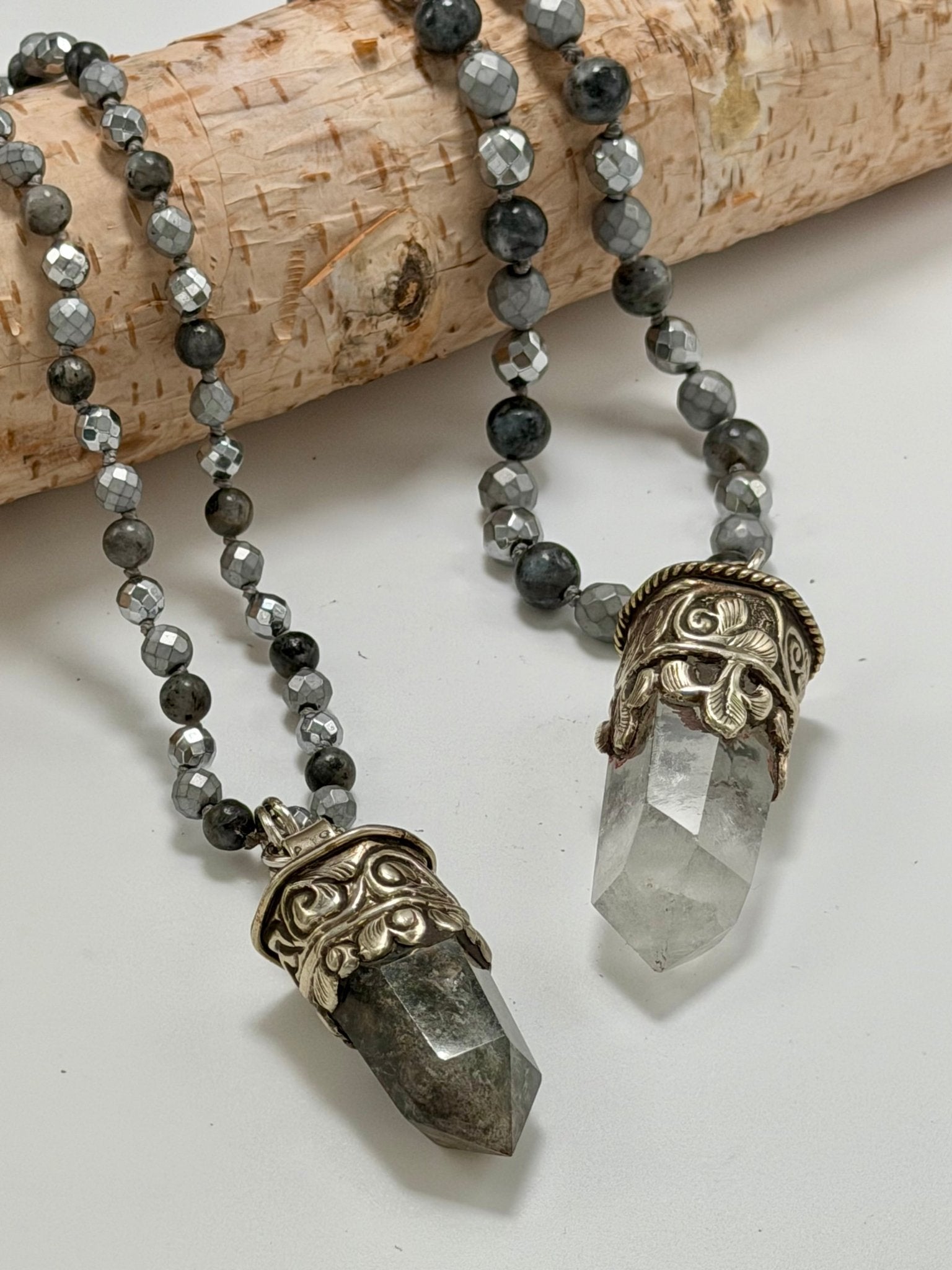 Crystal Cut Drop Necklace - ivyandlavyboutique ivyandlavyboutique