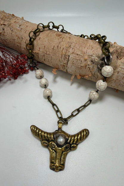Cut The Bull Necklace - ivyandlavyboutique ivyandlavyboutique