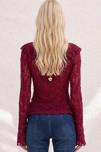 Boho Bliss Sheer Lace Top