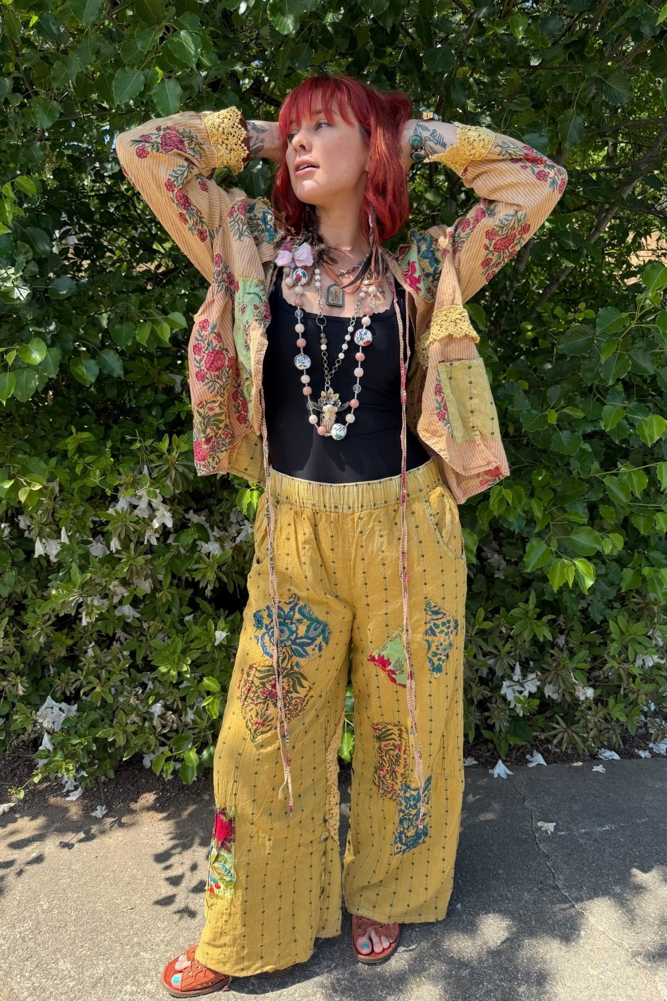 Dahlia Reversible Pant - ivyandlavyboutique A Rare Bird Shop
